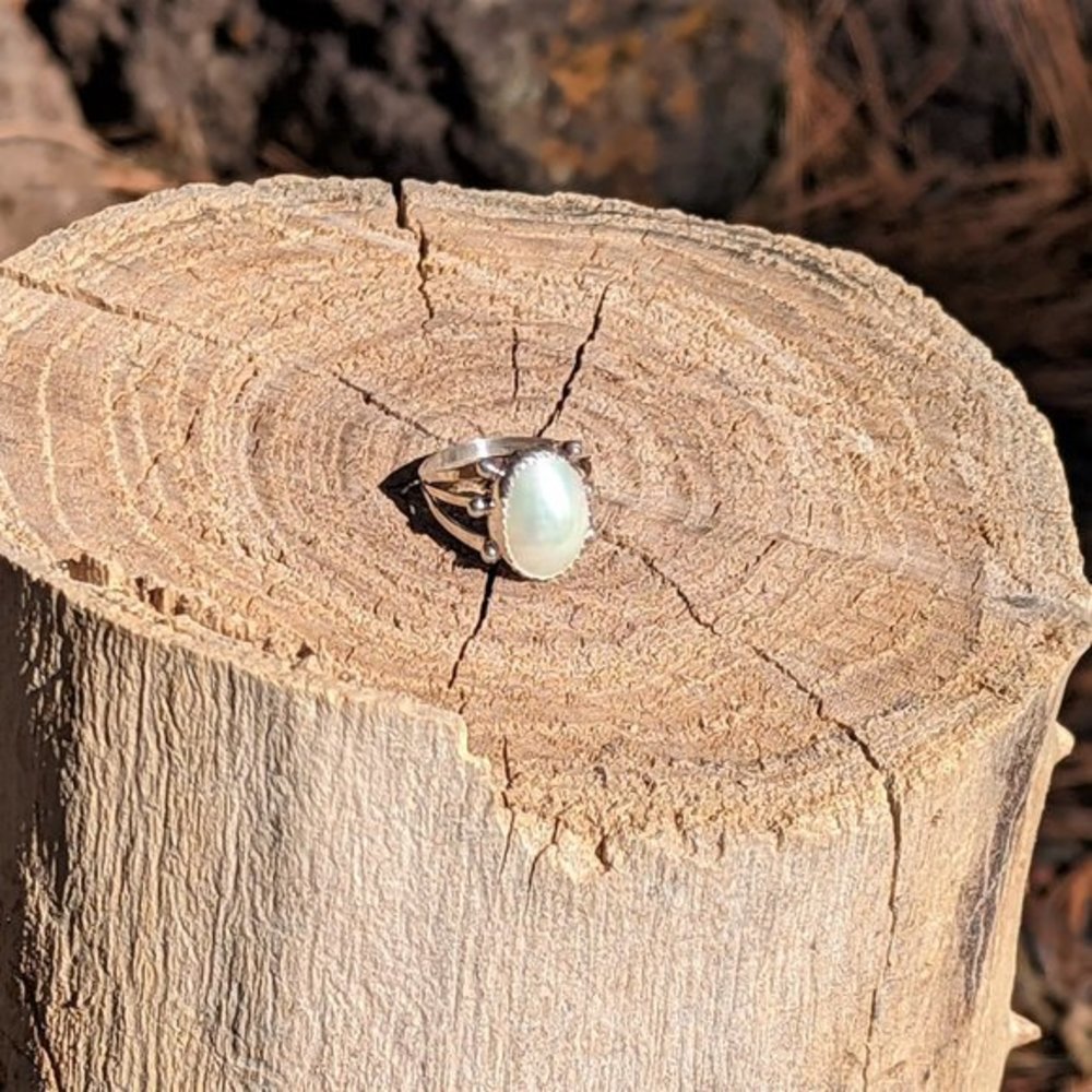 Mother Of Pearl Ring